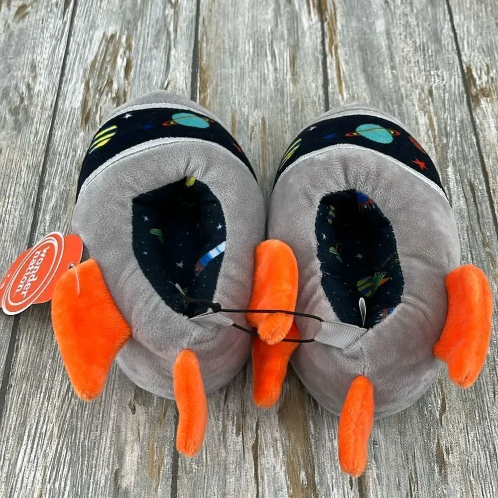 Toddler Baby Boys Comfy Cozy Slippers Shoes 2-Pack Size 7/8